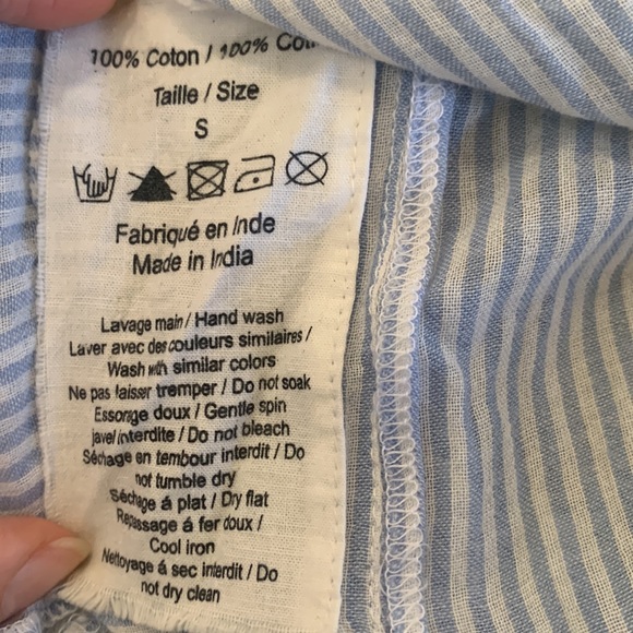 Leon & Harper Seersucker top - Picture 5 of 5